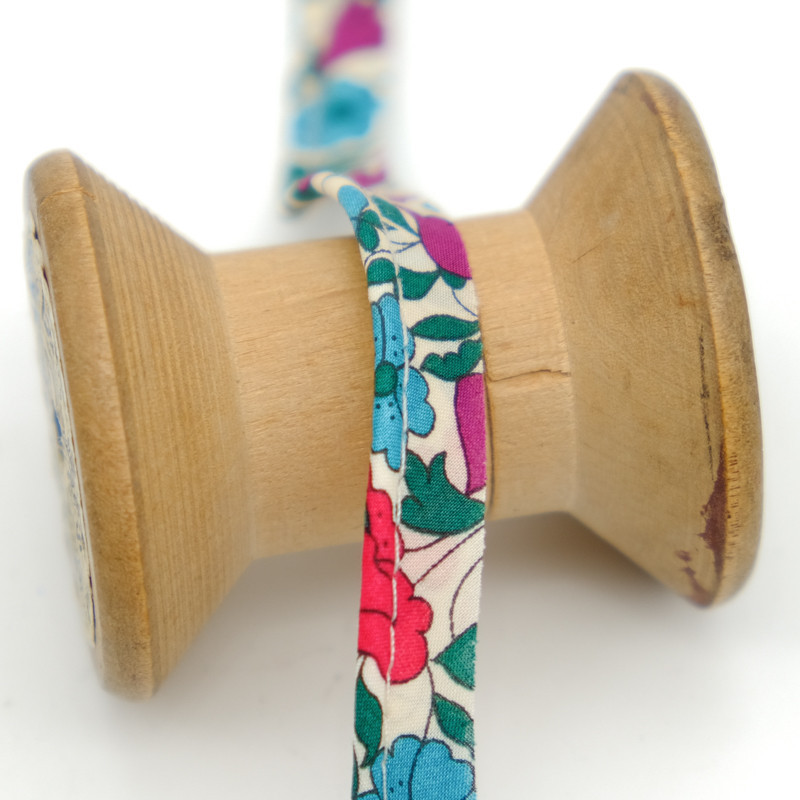 Passepoil Liberty Fabrics Poppy And Daisy Rose - Maison Klem